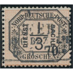 Norddeutscher Postbezirk D2 stämplad