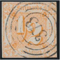 Thurn und Taxis 28 stämplad