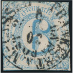 Thurn und Taxis 33 stämplad