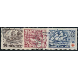 Finland 203-205 stämplade