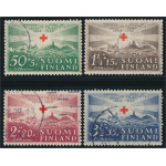 Finland 221-224 stämplade