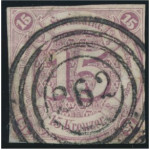 Thurn und Taxis 24 stämplad