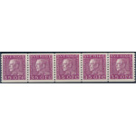Sverige 187c ** 5-strip