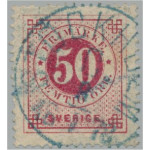 Sverige 26g blå STOCKHOLM C 8.1.1878