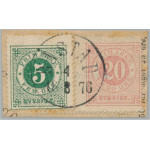 Sverige 19f+22g BÅSTAD 4.8.1876