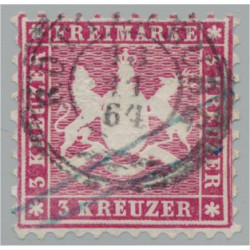 Württemberg 26a stämplad