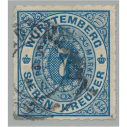 Württemberg 39a stämplad
