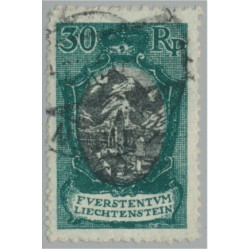 Liechtenstein 55 I stämplad