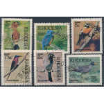 Rhodesia 108-113 stämplade