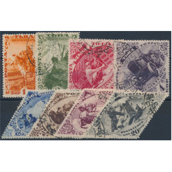 Tannu Tuva 41-48 stämplade