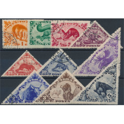 Tannu Tuva 66-75 stämplade