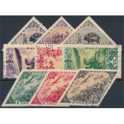 Tannu Tuva 98-106 stämplade