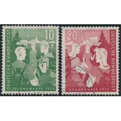 BRD 153-154 stämplade