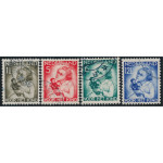 Nederländerna 277-280 stämplade