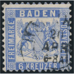 Baden 19a stämplad