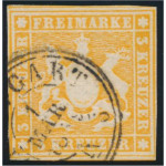 Württemberg 7a stämplad