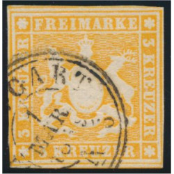 Württemberg 7a stämplad