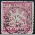 Württemberg 31a stämplad