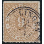 Württemberg 40a stämplad