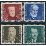 Liechtenstein 214-217 stämplade