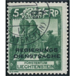Liechtenstein D1B stämplad