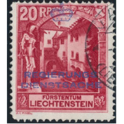 Liechtenstein D3B stämplad