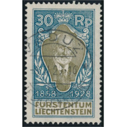 Liechtenstein 84 stämplad