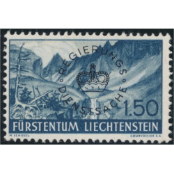 Liechtenstein D27 stämplad