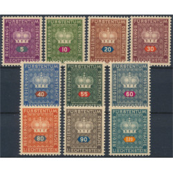 Liechtenstein D35-D44 **