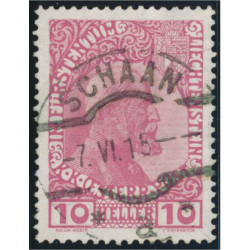 Liechtenstein 2x stämplad