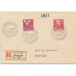 Sverige FDC 10.2.1939
