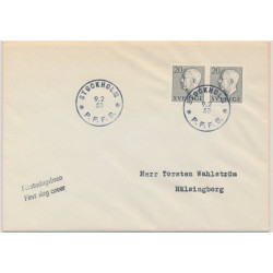 Sverige FDC 9.2.1953
