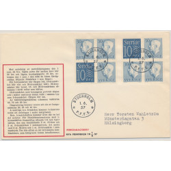 Sverige FDC 1.6.1957