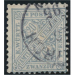 Württemberg 231b stämplad