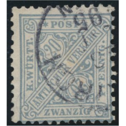 Württemberg 231b stämplad