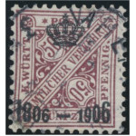 Württemberg 225 stämplad