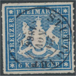 Württemberg 32a stämplad