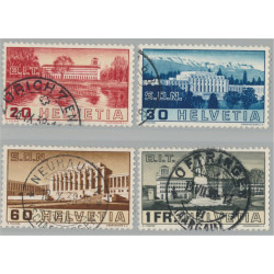Schweiz 321-324 stämplade