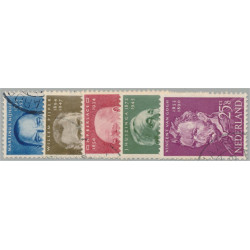 Nederländerna 636-640 stämplade