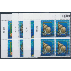 Färöarna 417-420 ** 4-block