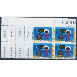 Färöarna 374-377 ** 4-block