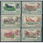 Etiopien 408-413 stämplade