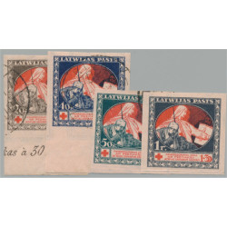 Lettland 51x-54x stämplade