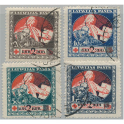 Lettland 65z-68z stämplade