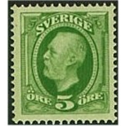 Sverige ** 52vm1 gulgrön