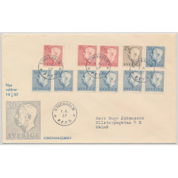 Sverige FDC 1957-06-01