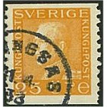 Sverige 184 stämplat