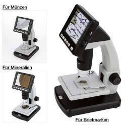 Digitalt mikroskop med display
